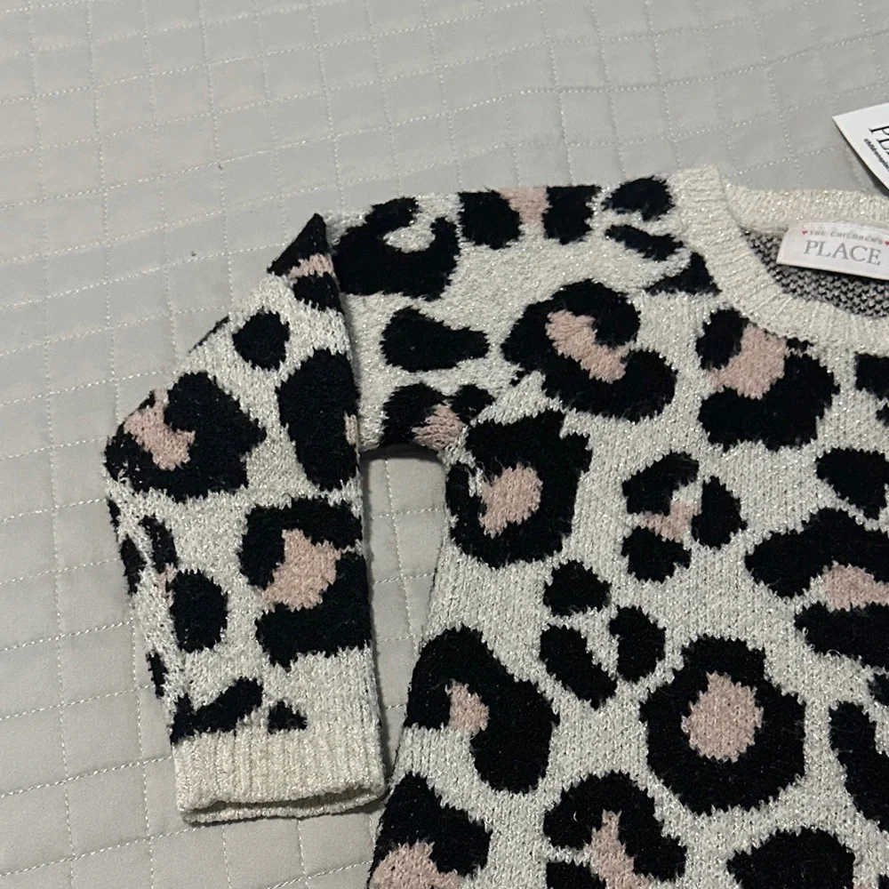 The Children's Place Leopard Print Dress - Black and Pink